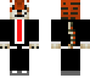 tiger in a suit and sneekers