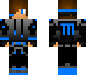 blauer monster junge