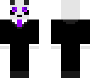 purple panda suit