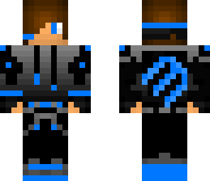 blauer monster junge