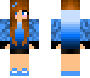 blue girl