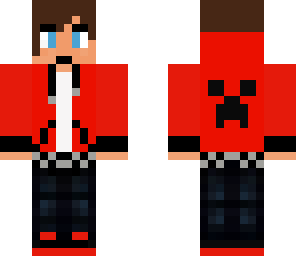 minecraft gamer with creeper hoodie v2