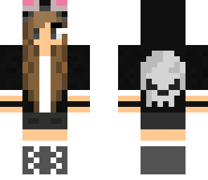 updated wolf skull girl