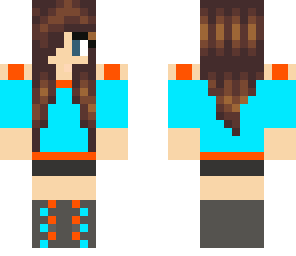 blue and orange