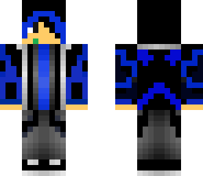 black and blue hoodie