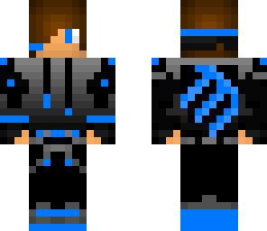monster junge blau