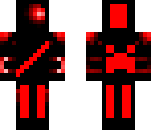 red space suit