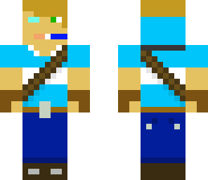 blue t-shirt