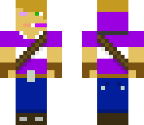 purple t-shirt