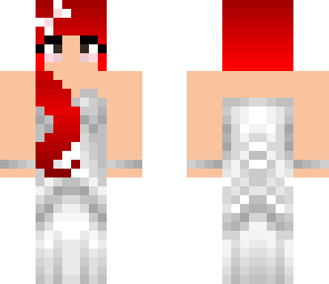 wedding girl red air