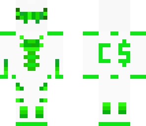 white and green master chief