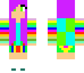 rainbow girl