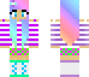 cute rainbow girl edit