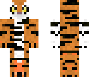 no clothes tiger