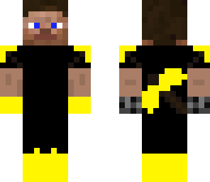 miner steve with budder pickaxe