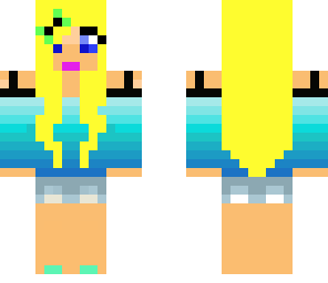 blue girl