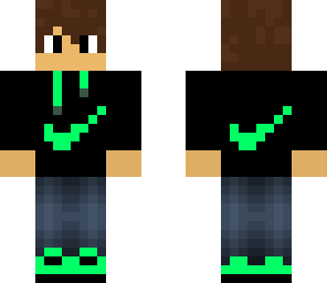 green nike boy