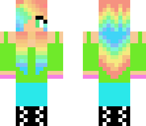 rainbow girl