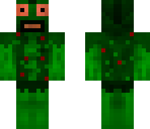 big eye green zombie