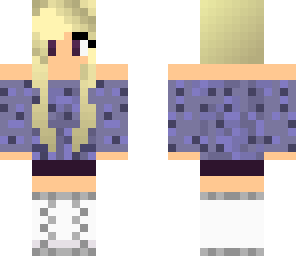 purple outfit girl