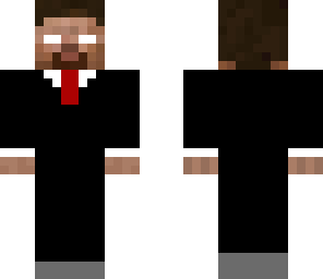 herobrine in a suit