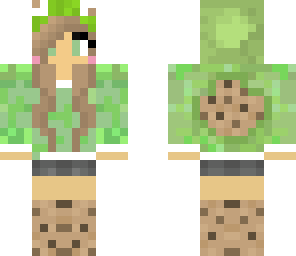 reedited green cookie monster girl