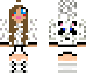 panda hoodie girl