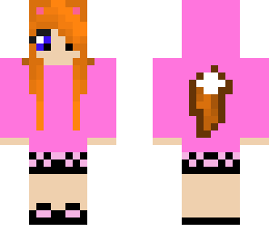 fox girl with pig hoodie fixed