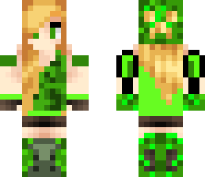creeper warrior girl