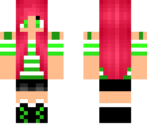 pink and green