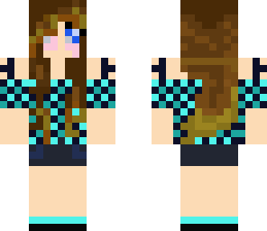 new blue girl skin