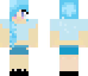 blue girl