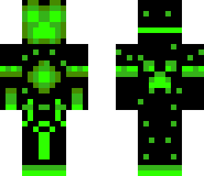 green and black creeper