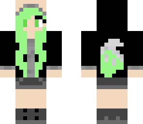 green cool girl