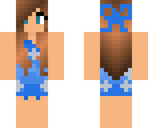 little blue dress