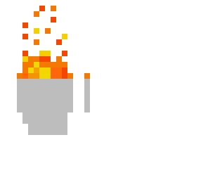 bucket of lava
