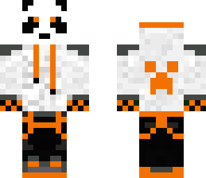panda in orange