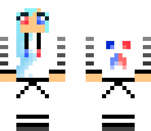 red-blue girl edit