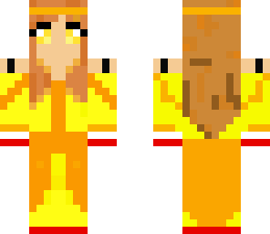 jasminacesminecraft in a dress