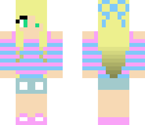 striped shirt girl