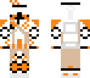 orange clone trooper