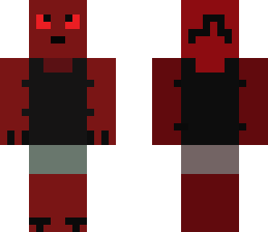 crazy red man