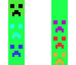 las caras del creeper