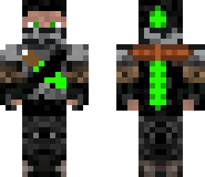 assassin with green power tools