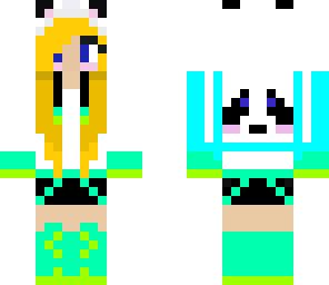 blonde panda