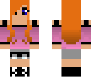 redhead girl skin