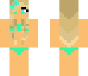 turquoise bikini