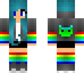 rainbow girl