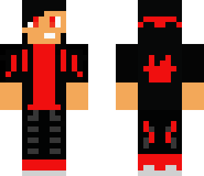 red and black hoodie original