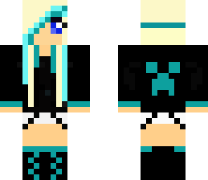 blue creeper girl